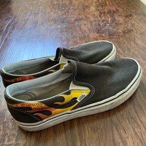 Vans Flame Slip Ons
